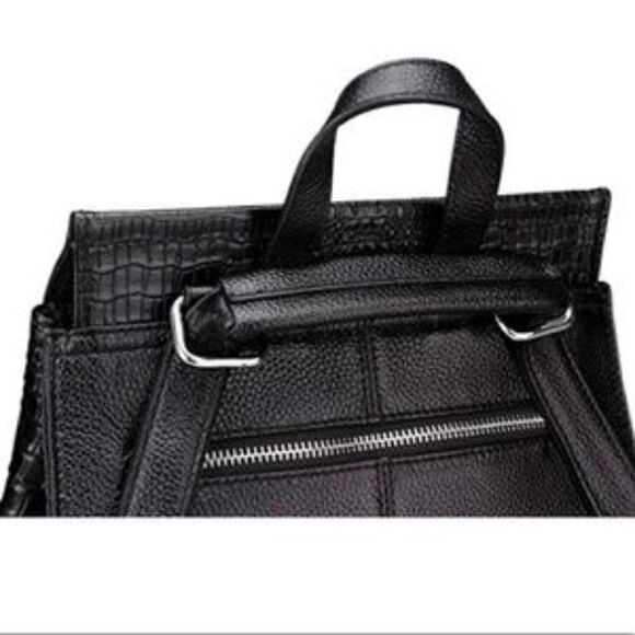 New Genuine Leather Backpack Bag - Picture 6 of 8